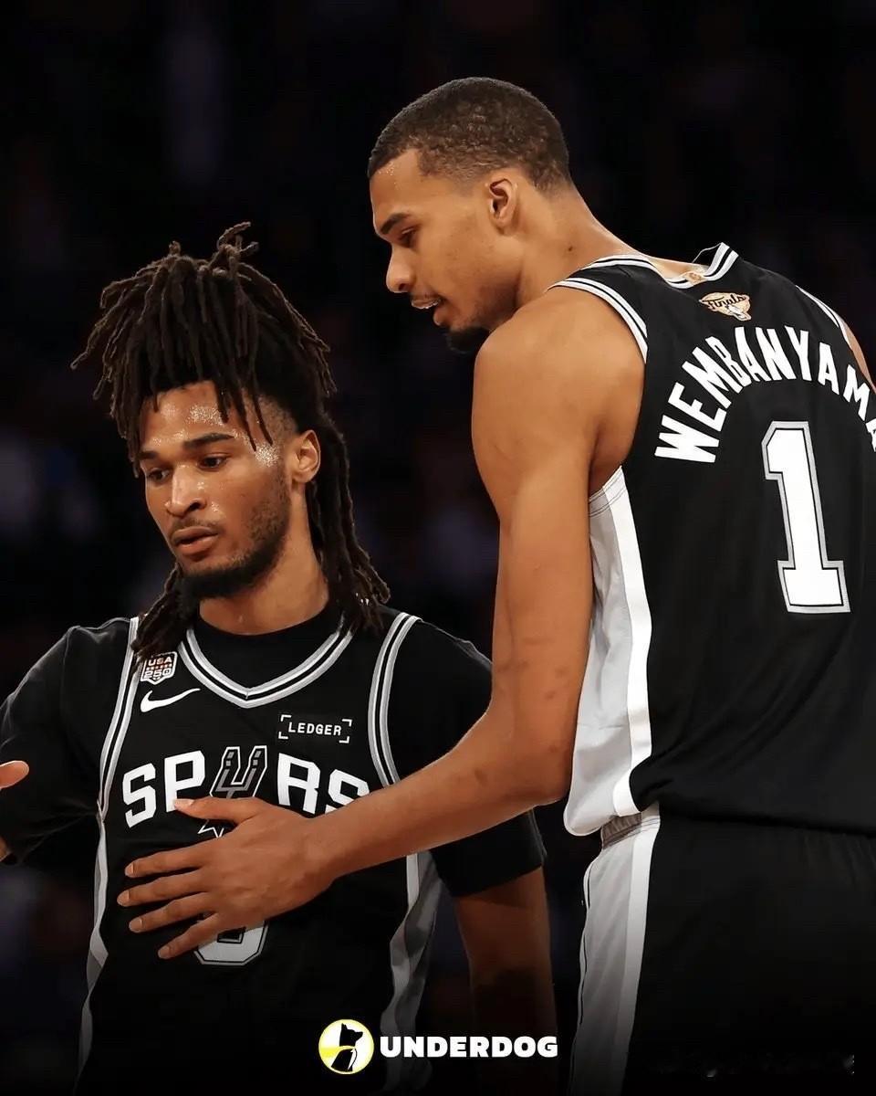 🔥历史唯一！文班亚马+卡斯尔总决赛同砍20+创最年轻队友纪录NBA总决