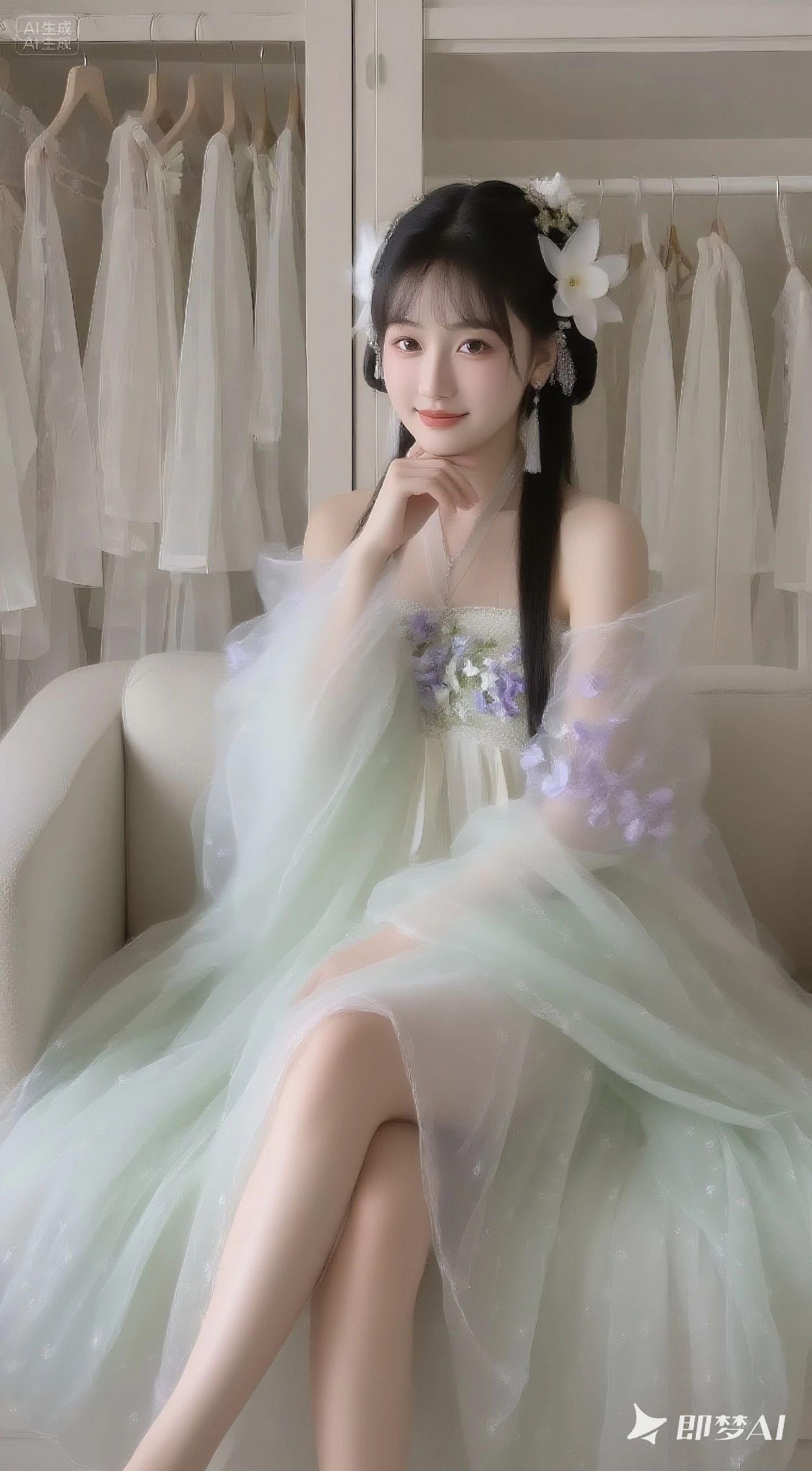 汉服小仙女 甜系女孩 清纯甜美 这也太好看了 古风小姐姐