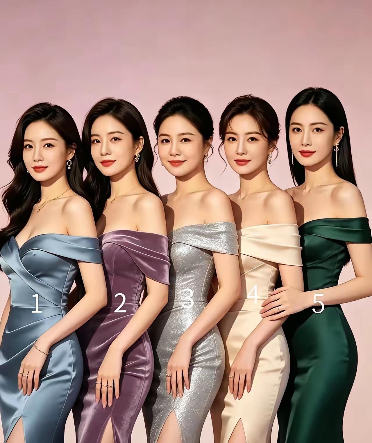 五个是个顶个美的大龄女，无论选哪个都不需要细挑颜值保你们满意！现在放低姿态还是