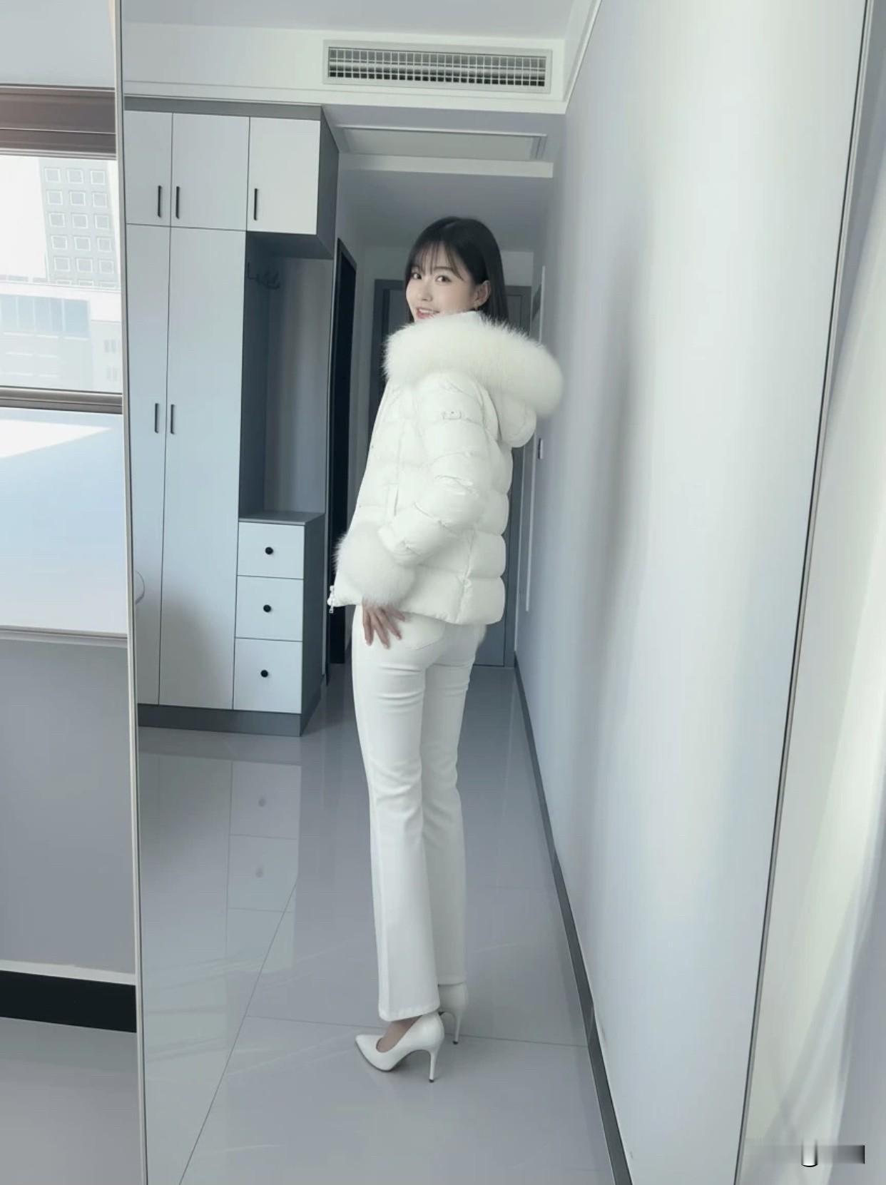 而且穿上高跟鞋，走路得找平衡，自然就抬头挺胸，人会更自信有气质，走路都带风。有些