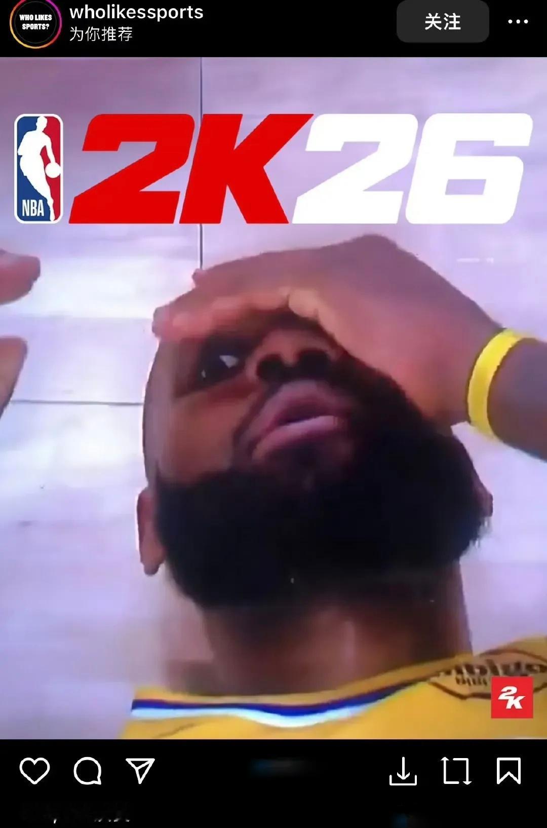 詹姆斯不减当年啊​美媒体近日公布了NBA2K26球员能力值，90分以上的球员分