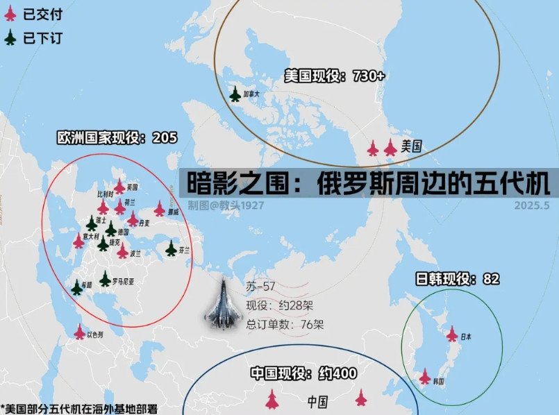 俄罗斯未来日子不好过了，不是因为俄乌，而是因为五代机掉队。目前五代机已经开始大