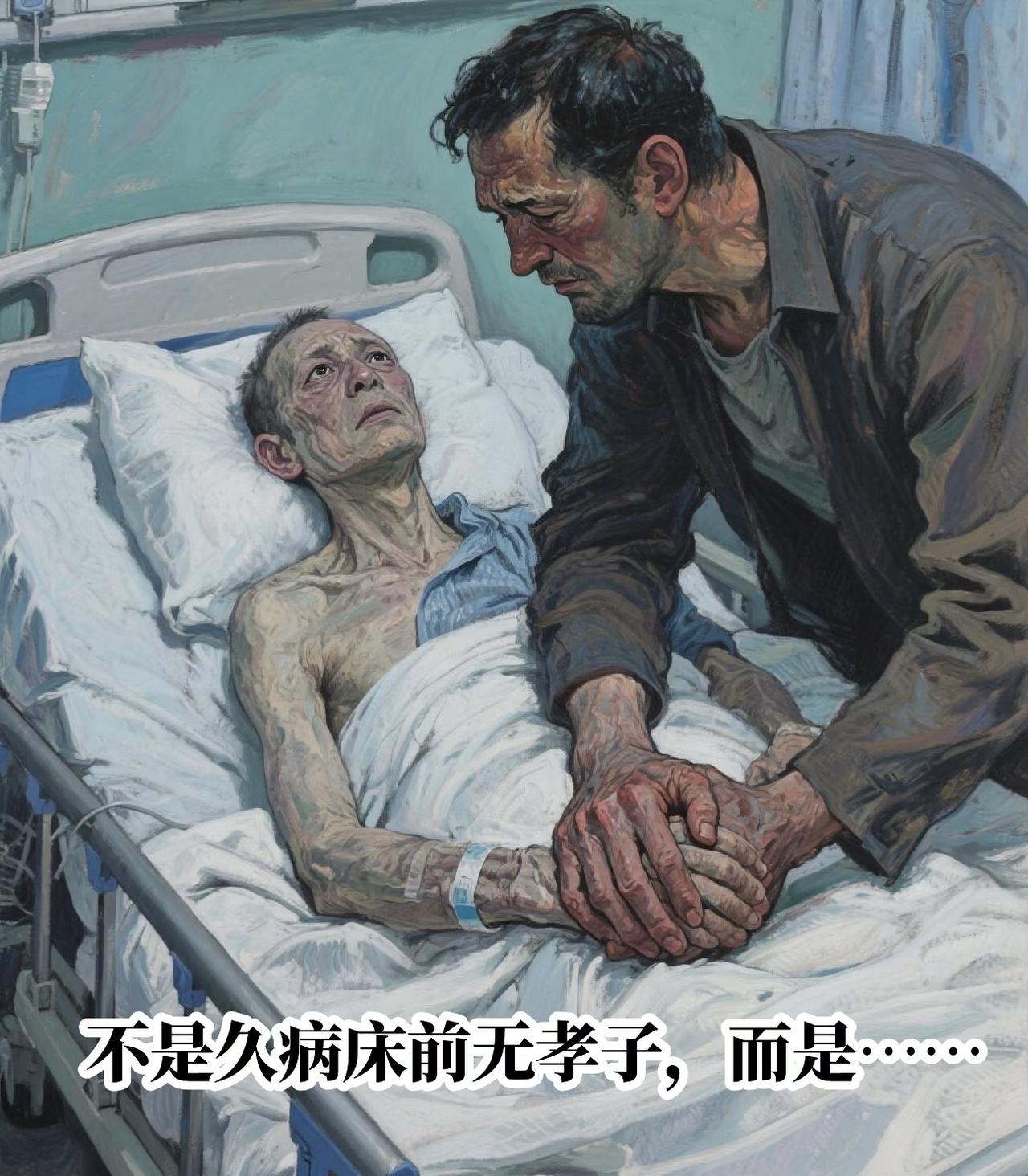 一段非常扎心的话：“只要你去伺候，一个屎尿屁都不能自理的老人，不用多，就俩月。