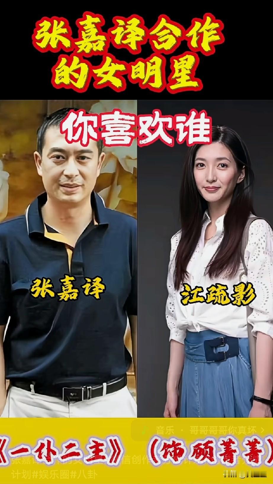 张嘉译合作的5位女明星，你喜欢谁？