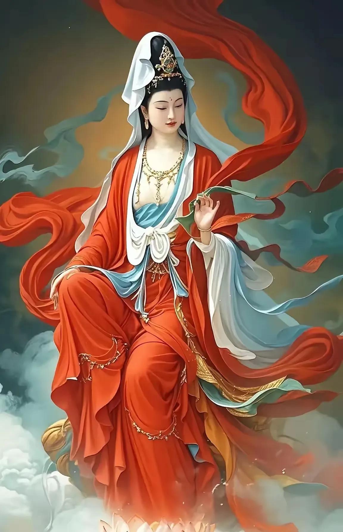 遇见红菩萨，是吉祥的象征。在评论区留下“岁岁平安”，愿新的一年里诸事顺遂、万福齐