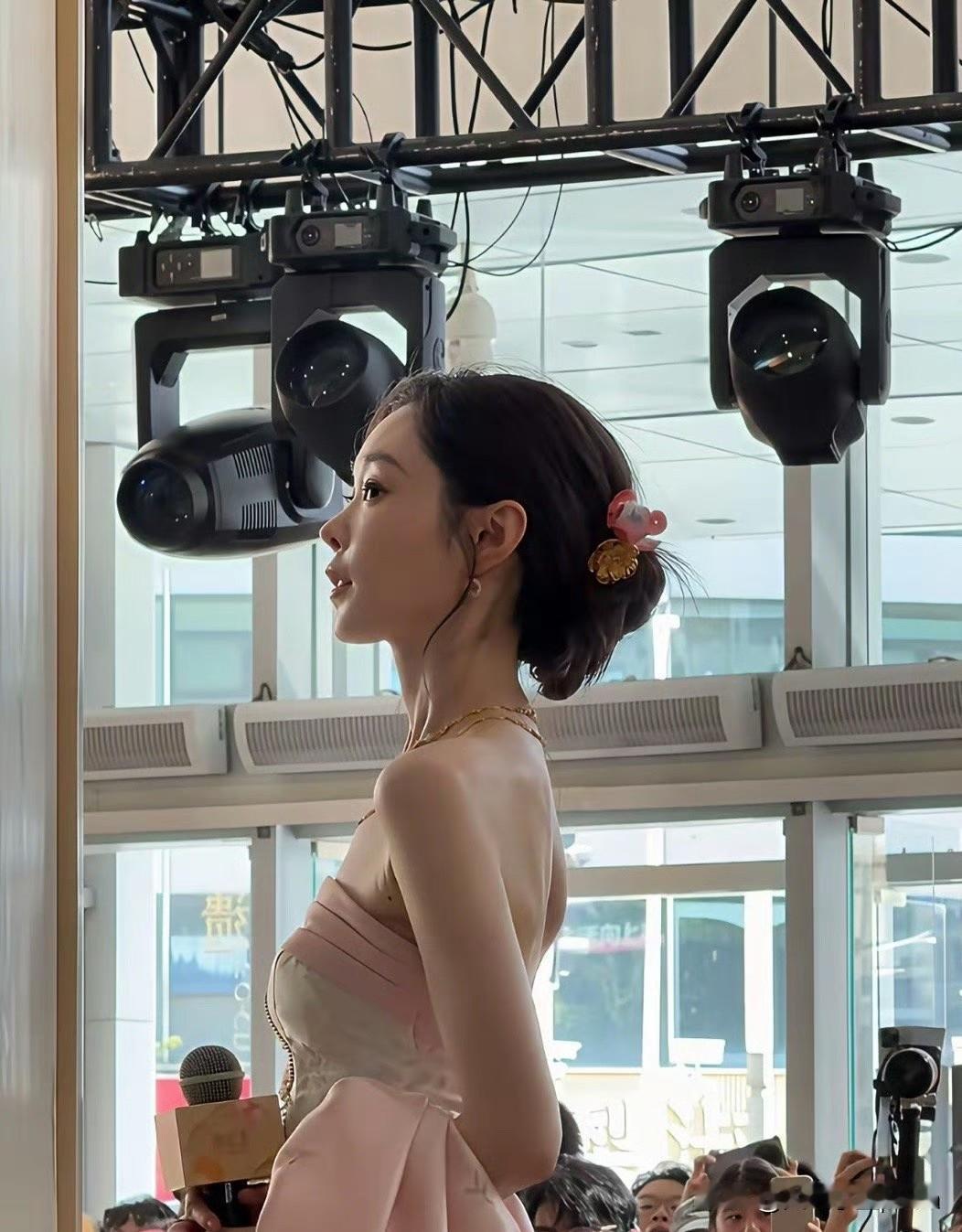 镜头真的太残酷了，能把人拉宽一圈。宋轶在屏幕里看着已经像纸片了，现实里怕是瘦得