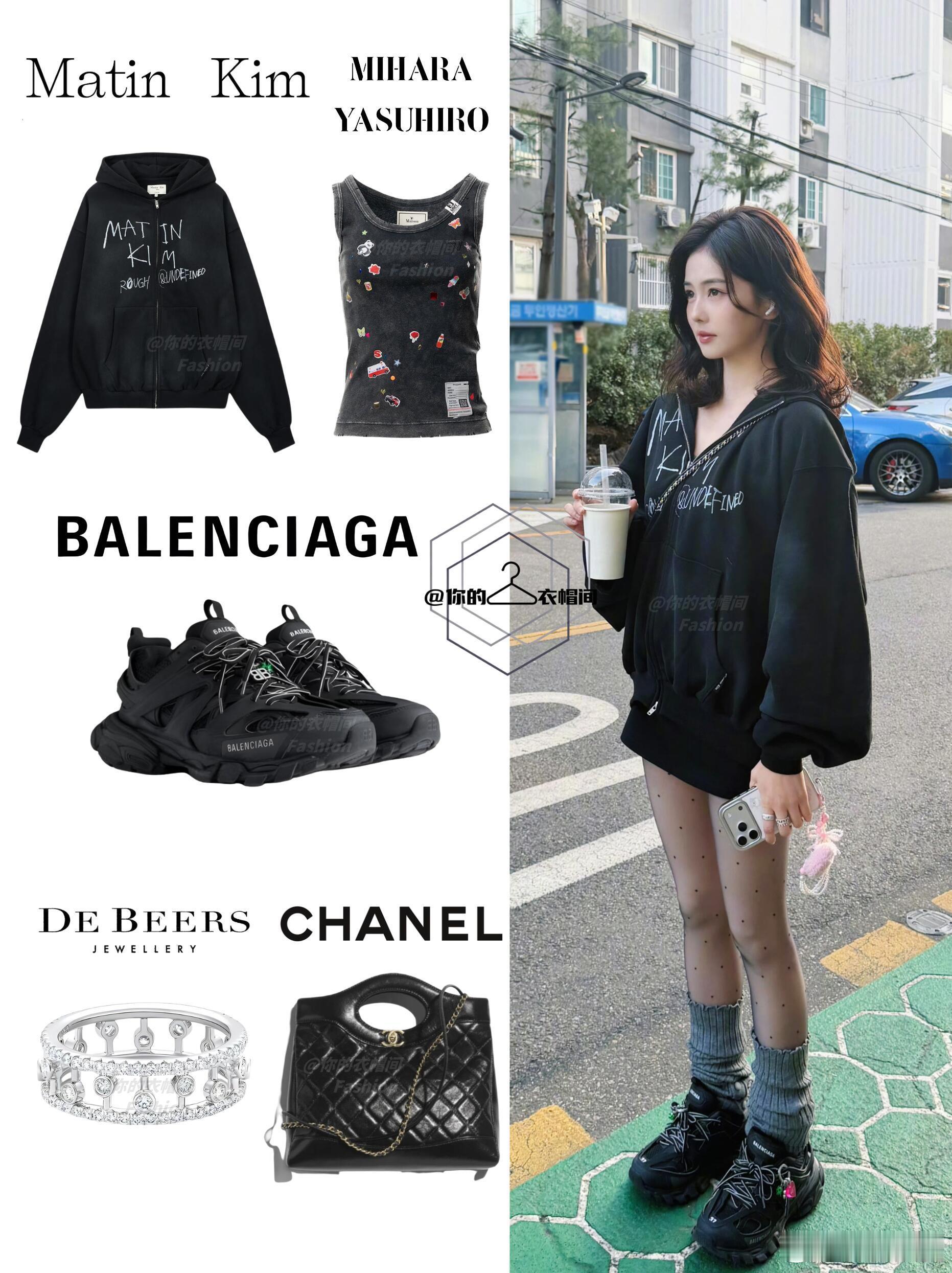 白鹿白鹿|波点黑丝+堆堆袜🔥韩系穿搭好时髦被白鹿韩国路透美到了💫白鹿