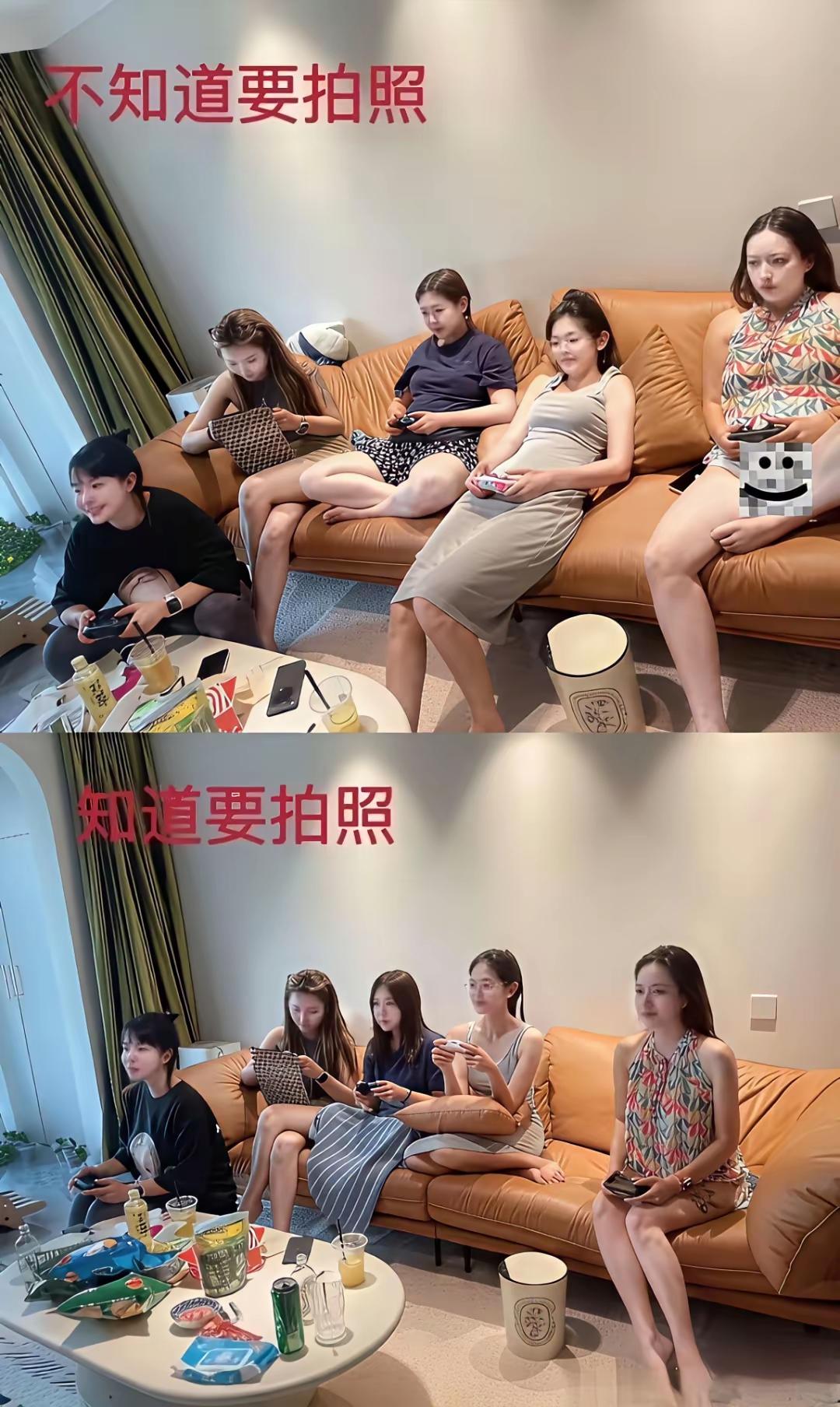 笑死了，当知道要拍照时，立马摆出最佳姿势！在镜头面前，不能显露出真实的自己。