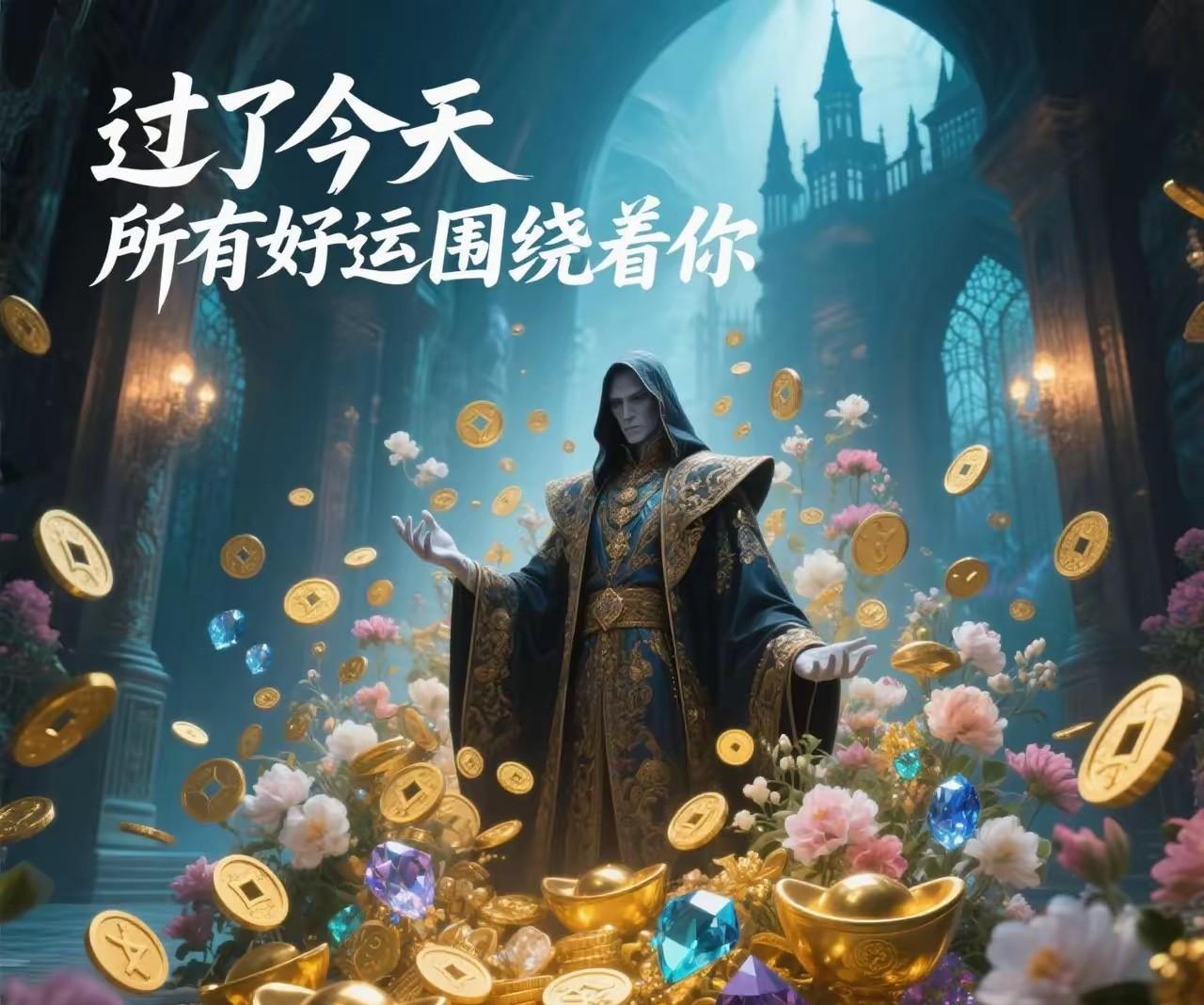 过了今天这个分水岭从明天5月24日零点起好运将如潮水般汹涌包围你！珍贵机遇