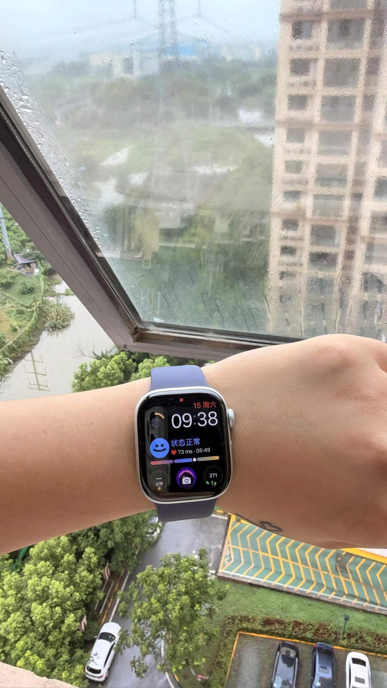 琢磨了半天，终于设置好了，表盘心情监测watch表盘壁纸苹果手表s11iwat