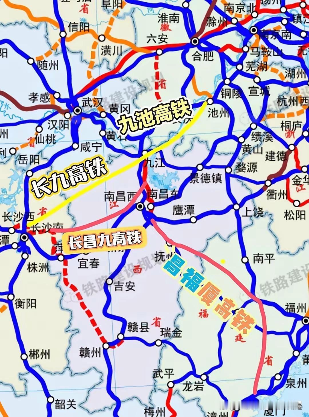 最近长九高铁网上吵的火热，修水，武宁两地的人都在积极发声争取长九高铁走北线，从全