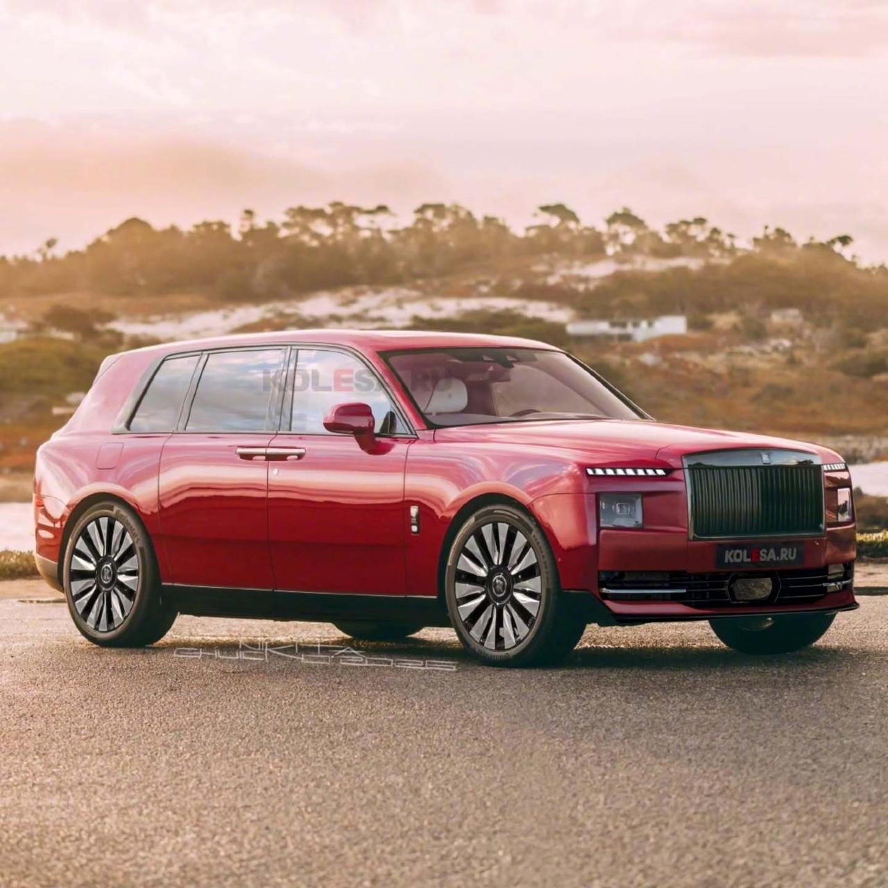 新款劳斯莱斯库里南预测图，大家感觉怎么样？新款车型的设计和老款车型有着较大的