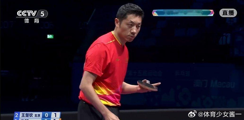 11月20日，全运会乒乓球男团：北京3-1战胜上海夺得金牌，世界第一王楚钦单打负