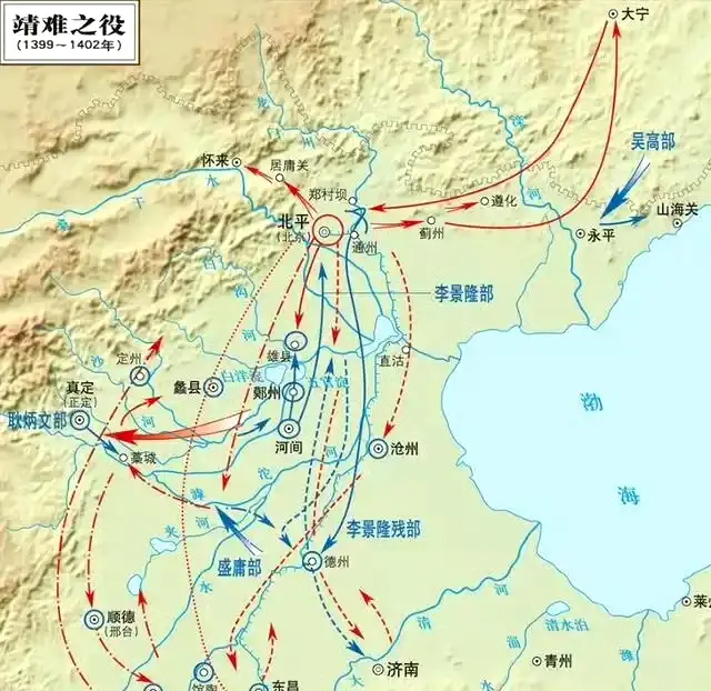 朱允炆削燕王时候，是小心翼翼步步为营的。用现在的话说，是下了一盘大旗的，和对付其