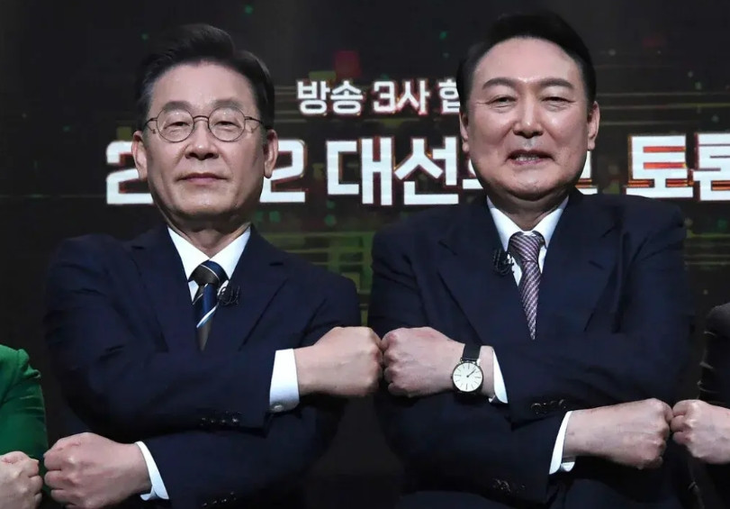 6月3号，韩国即将举办总统大选，但在总统大选之前的这几周，韩国内部弥漫着严重的反
