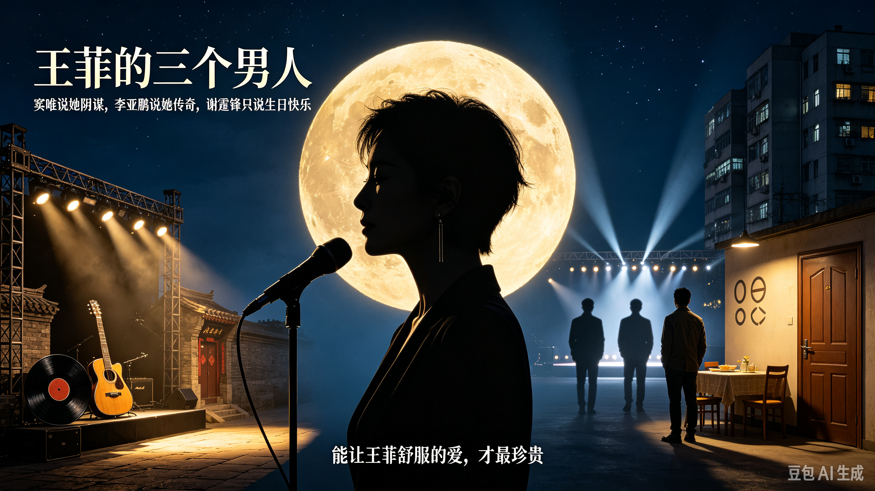 王菲的三个男人：窦唯说她“阴谋”，李亚鹏说她是“传奇”，谢霆锋只说了一句“生日快乐”谢霆锋在沈阳演唱