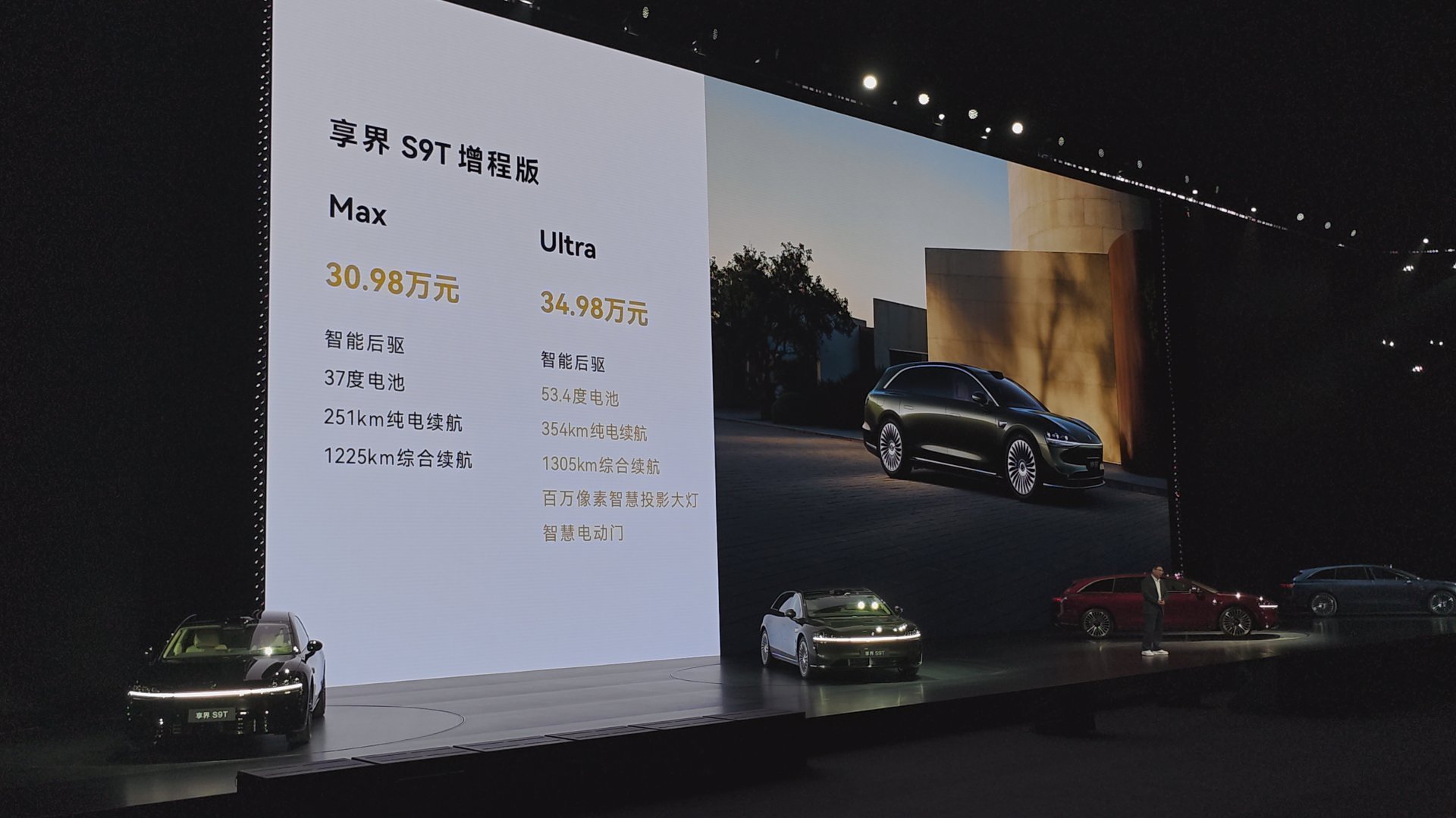 享界S9T价格出来了，真的是30.98万起[哭哭]增程版Max30.98万，Ul