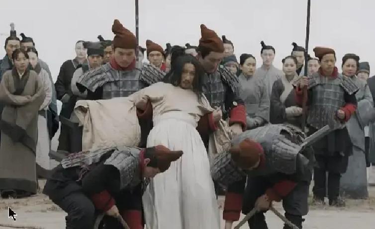 秦始皇车裂了母亲赵姬的男宠嫪毐，摔死了她和嫪毐生的两个儿子。赵姬气疯了，一巴掌打在秦始皇的脸上：“你