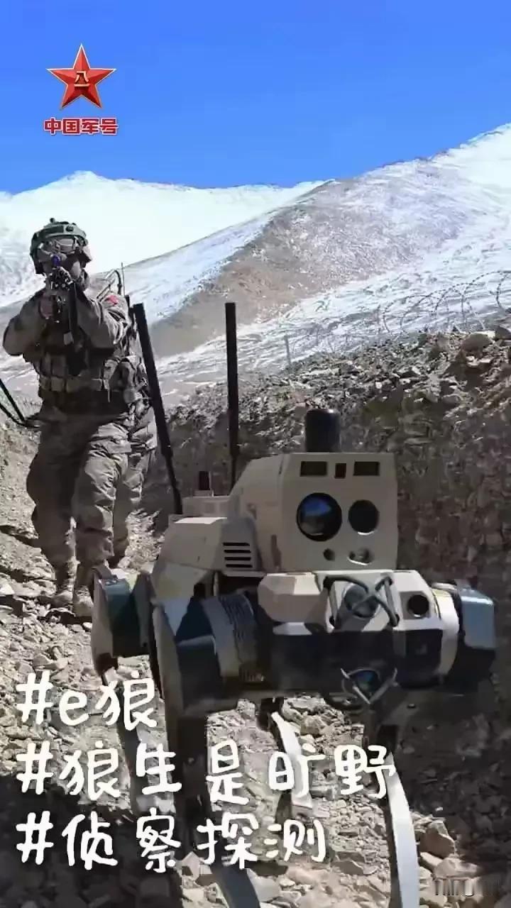 科幻名场面！中印边境机器人哨兵上岗，印军拍呆印军拍到的边境“钢铁哨兵”刷屏
