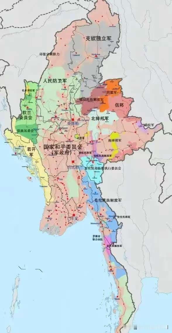 缅甸大选后的反击效果极佳！缅甸大选在四月上旬结束，缅甸国防军更换了正副司令，