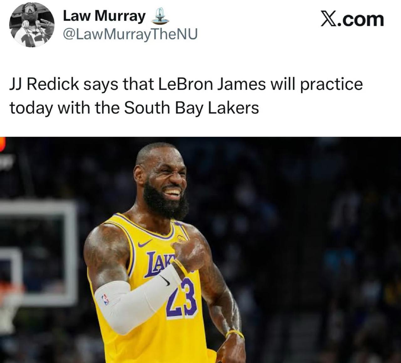 詹姆斯坐不住了——预测5连客结束他复出！本来装伤逼宫的，结果湖人战绩挺好，里夫