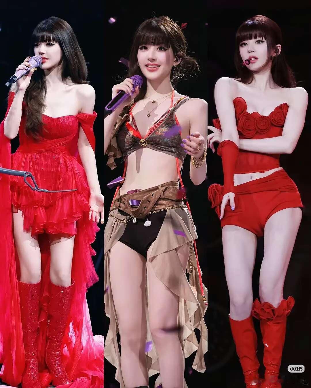 赵露思演唱会造型怎么样，没黑图刷屏是不是说明已经成功了