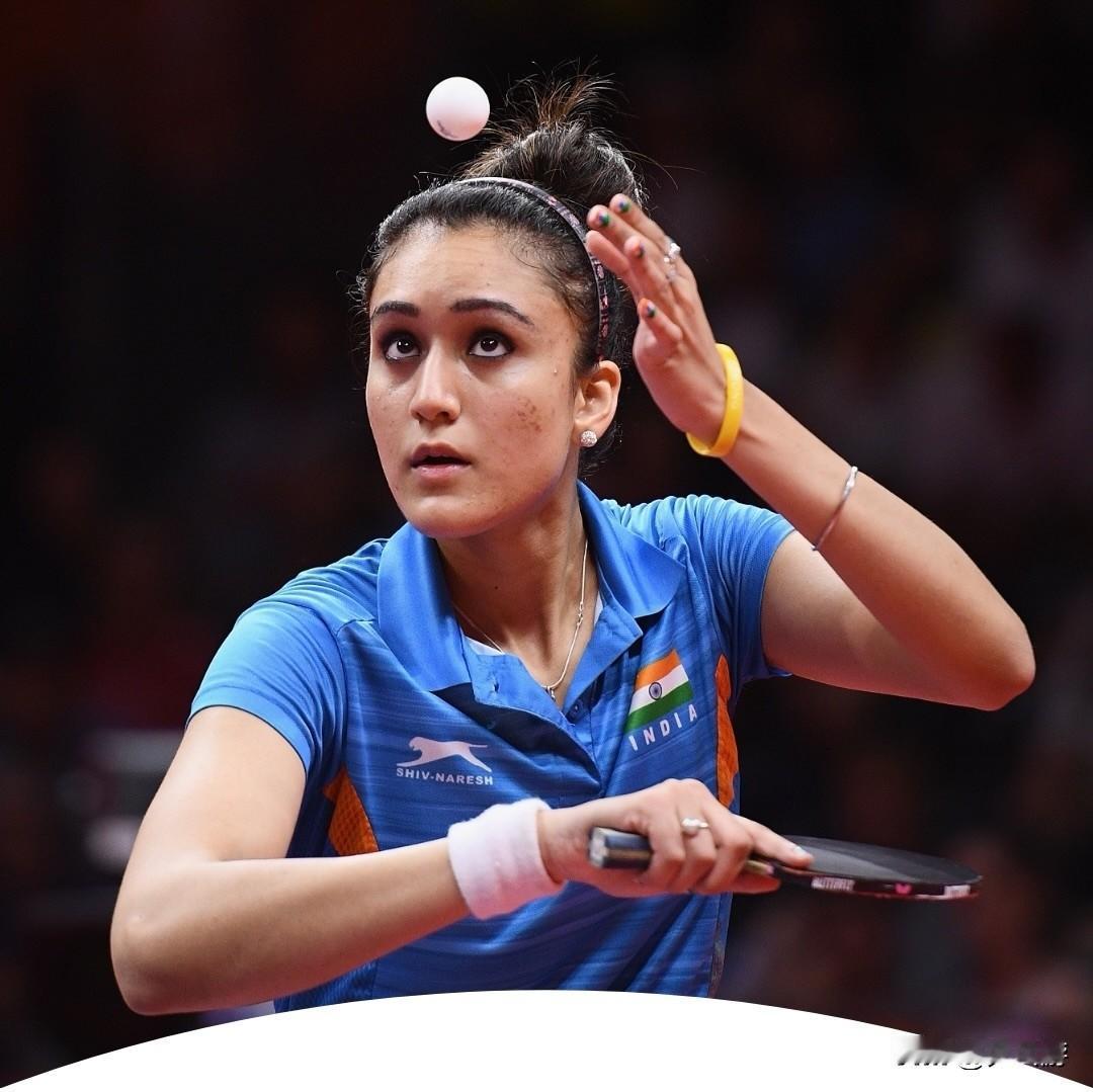 🏓伦敦世乒赛•这名叫巴特拉的印度女选手，大家都不陌生吧？自从赢过国乒选手后，就
