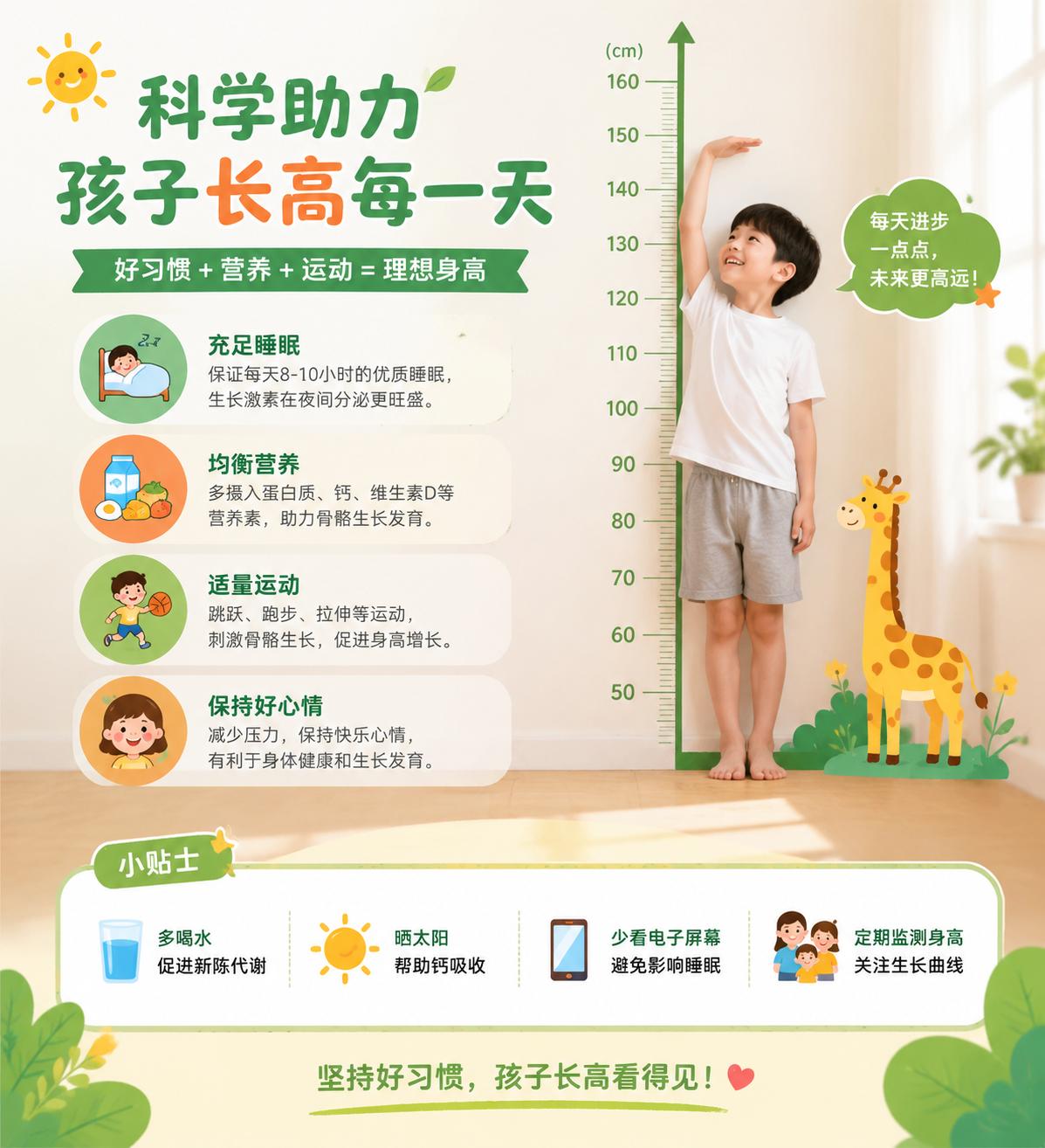 【父母都不高，孩子就真的长不高？】六一解锁成长新高度儿童健康守护者计划很