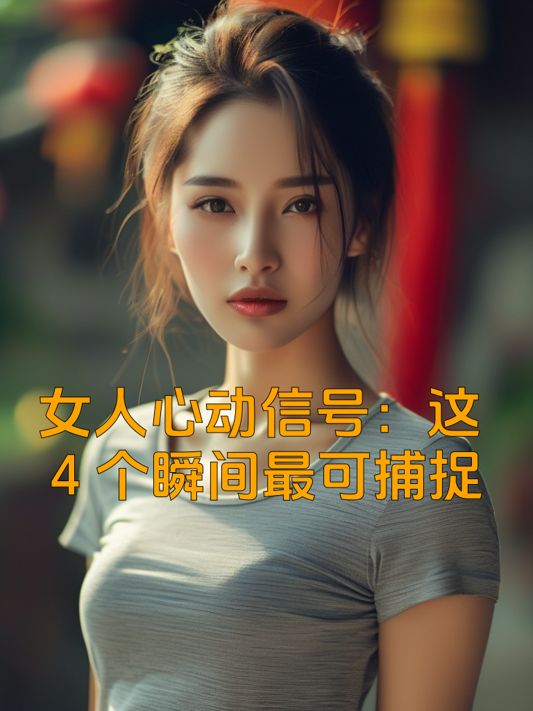 女人心动信号：这4个瞬间最可捕捉