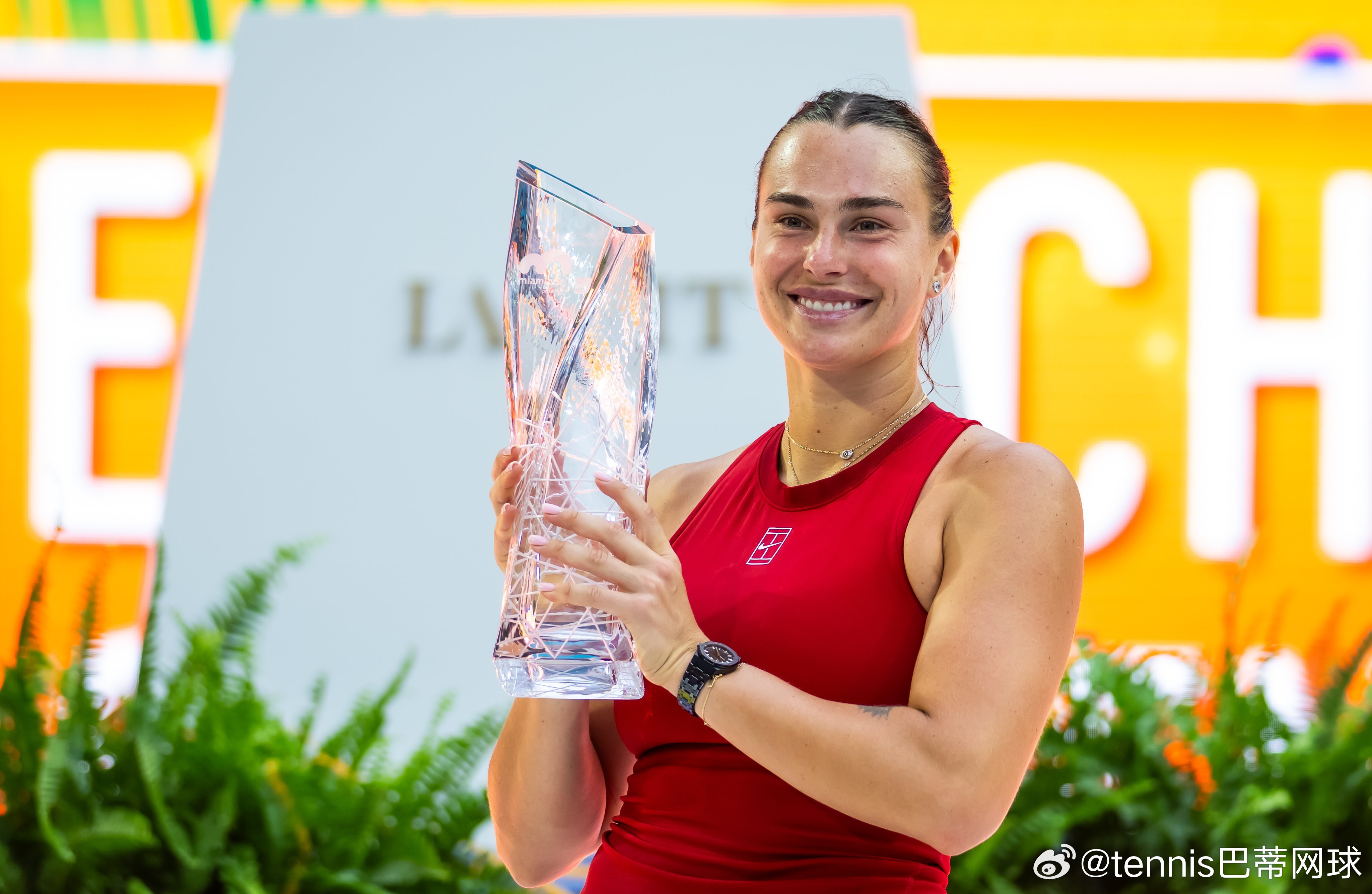 萨巴伦卡🇧🇾的1000赛冠军一览迈阿密击败高芙获得冠军后，萨巴伦卡已经拿到了