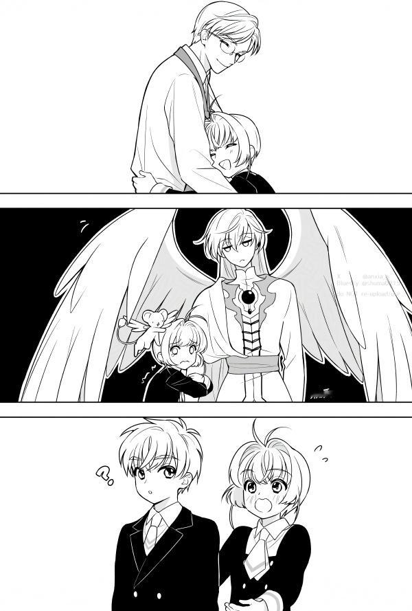 魔卡少女樱动漫仲夏狂欢季柊马老师绘制小樱插图太可爱了.绘：柊马暑期片单交换计划
