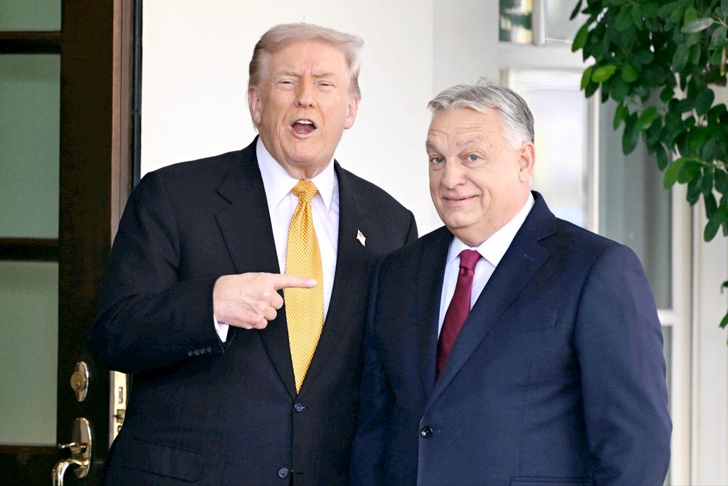 真是开眼了欧尔班这一手牌打得令人佩服看他如何在白宫拿捏特朗普8日，只见