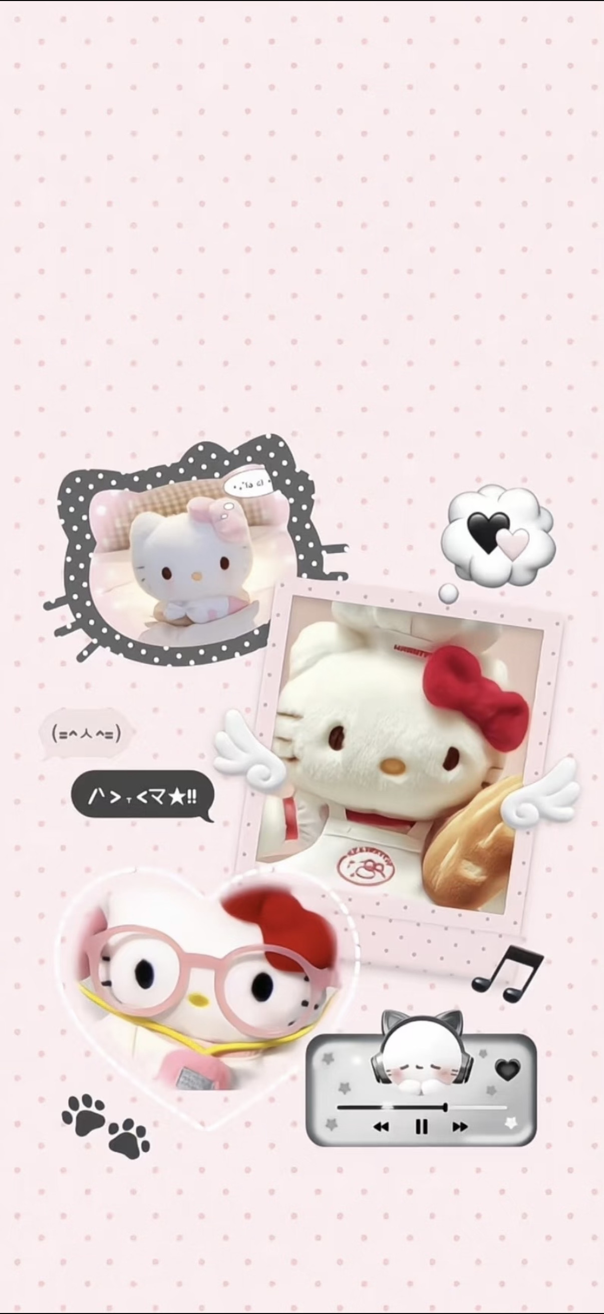 HelloKitty壁纸分享三丽鸥｜甜妹壁纸｜小猫壁纸｜可爱壁纸｜卡通动漫｜