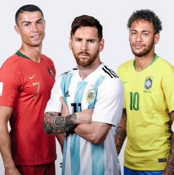 所有人最害怕的时刻正在逼近！梅西、C罗和内马尔的最后一届世界杯。<br...