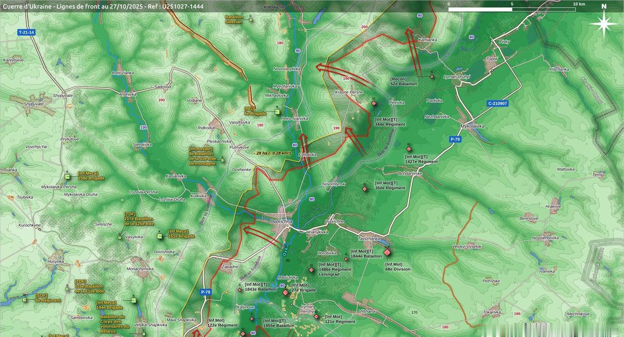 法国信源称，10月27日，俄军在乌克兰新占3.9平方公里的土地，但乌军继续在多