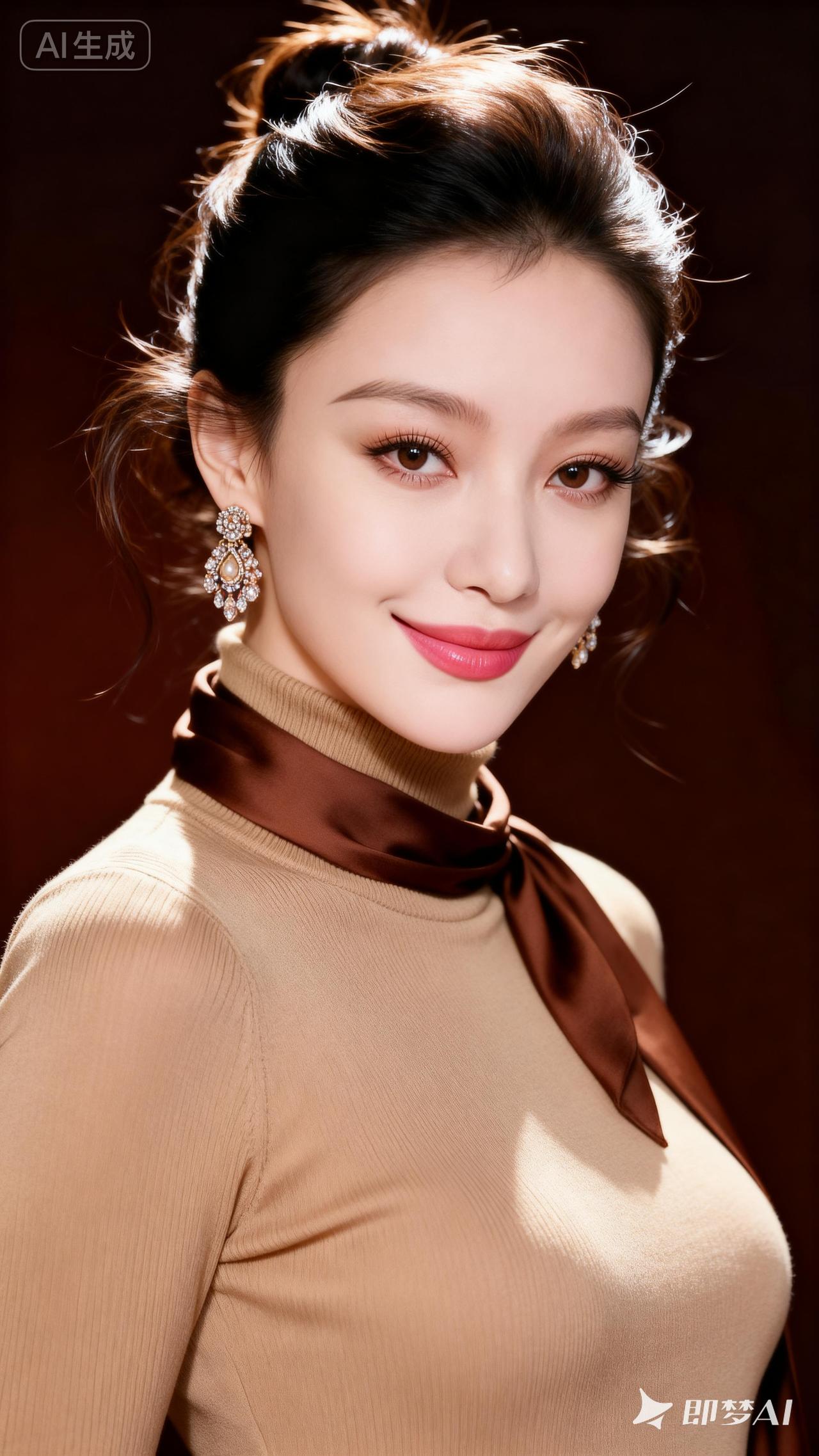 优雅气质，温柔微笑，时尚穿搭，魅力四射！