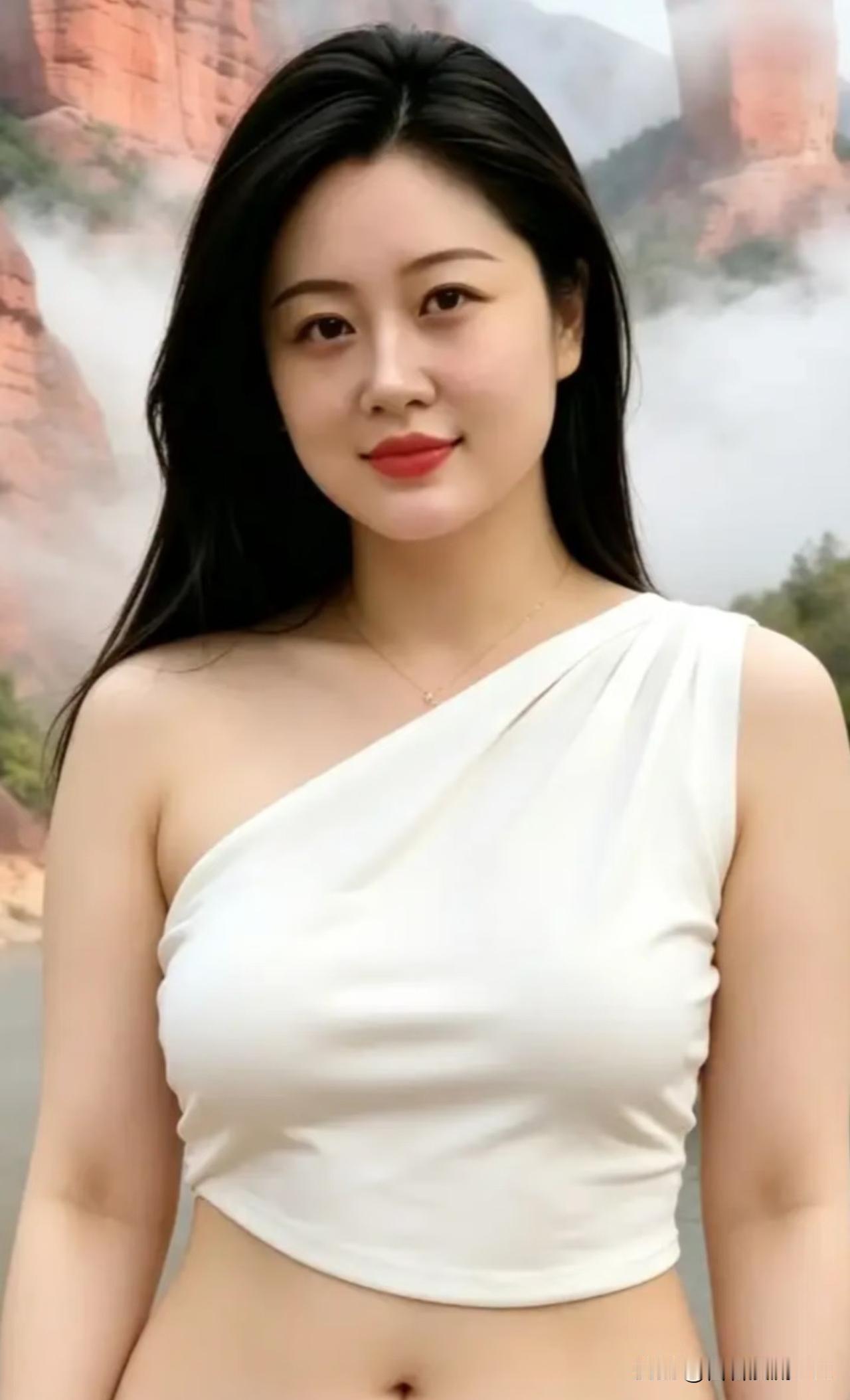 一七令·颜颜。温婉，清妍。云鬓软，笑靥甜。轻衫衬玉，素影含烟。眉弯