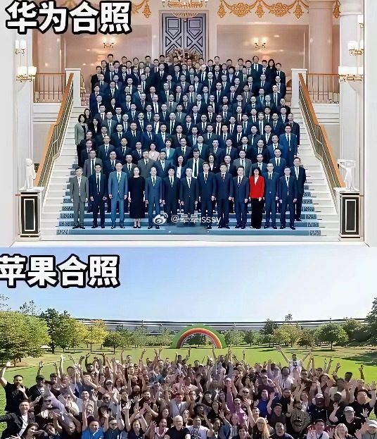 以前觉得科技公司都差不多，现在看到这两张图，感觉区别很大