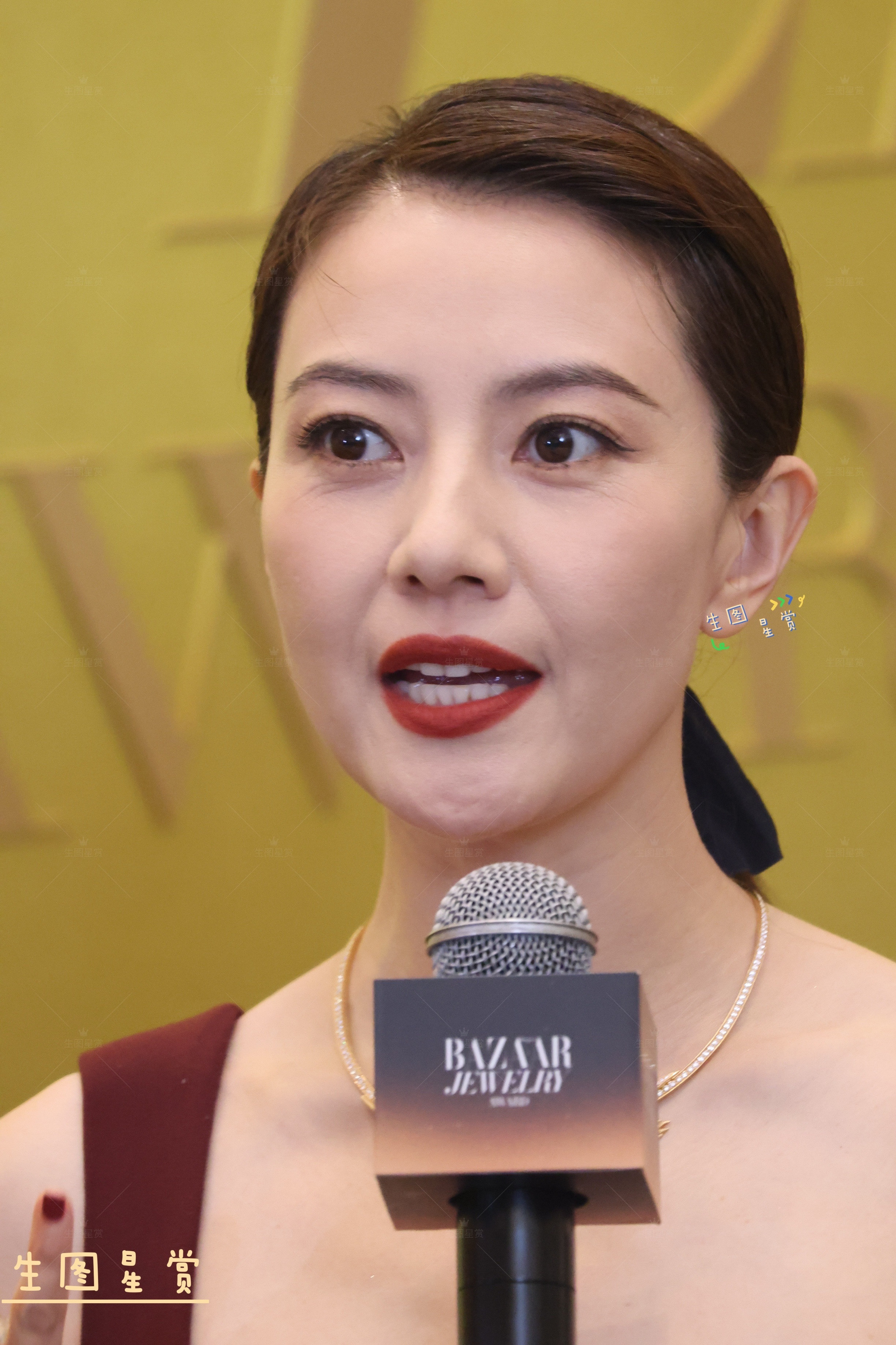 高圆圆芭莎珠宝盛典生图好惊艳眼里有光，赏心悦目💋时尚芭莎珠宝年度盛典