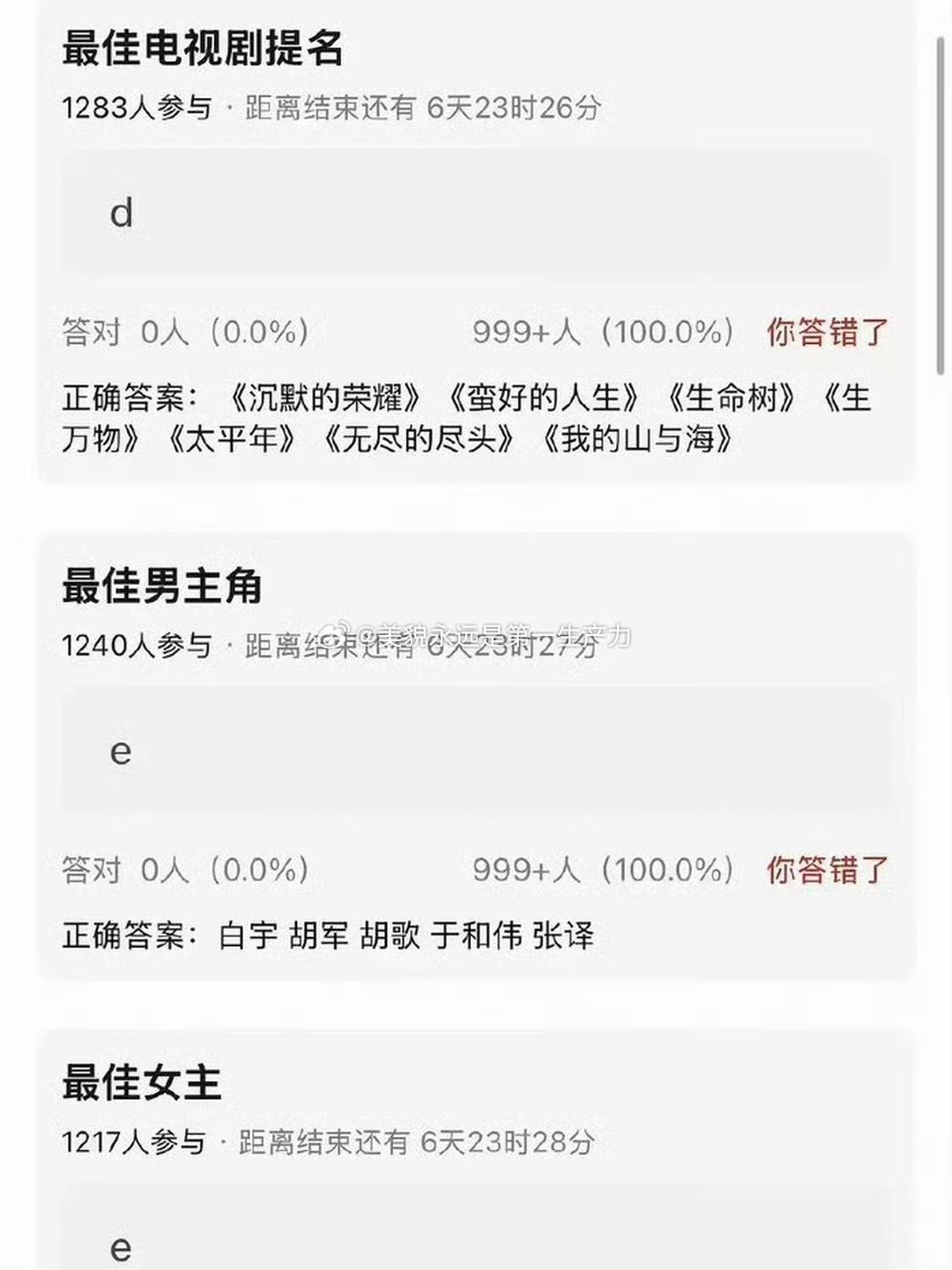 李庚希居然入围了最佳女主了，有点出乎预料了