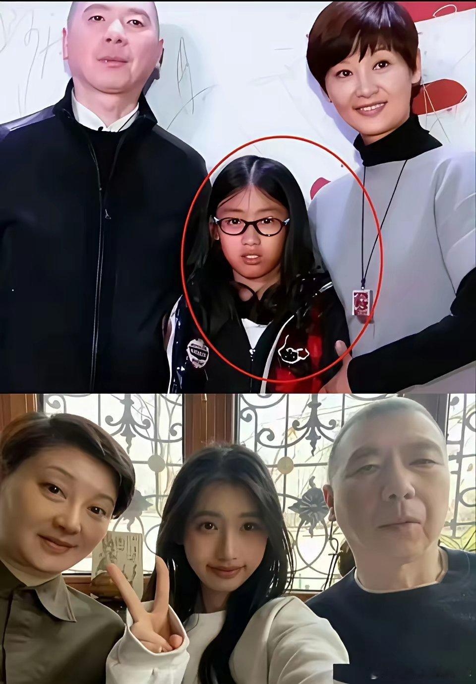 不知道你发现没小时候的徐朵比较像爸爸冯小刚长大后好像反而更像妈妈徐帆了有人说孩子