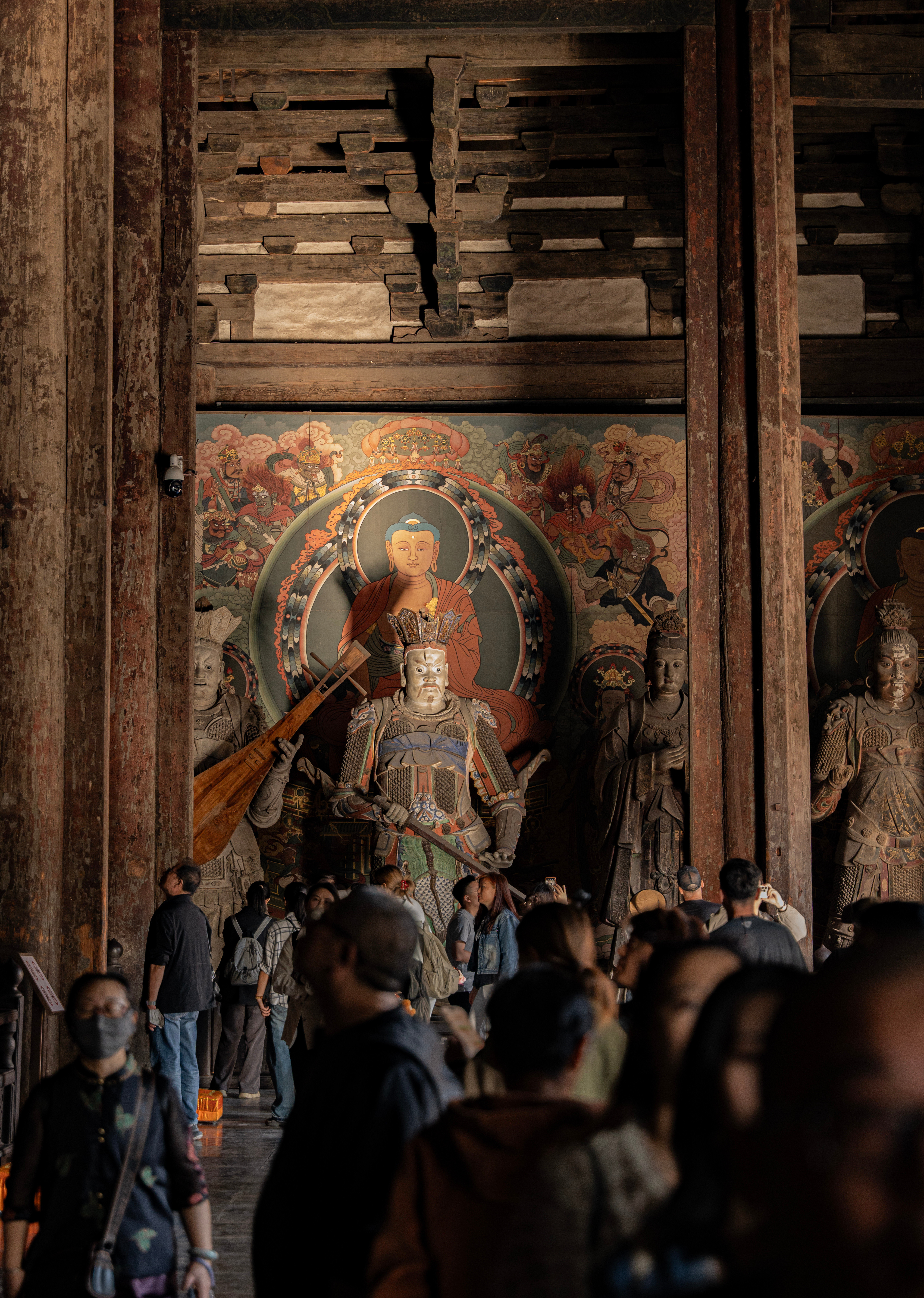 辽金两代为举行密宗灌顶仪式、陀罗尼诵持而建立的巨大殿堂，时隔近千年仍然极度震撼人