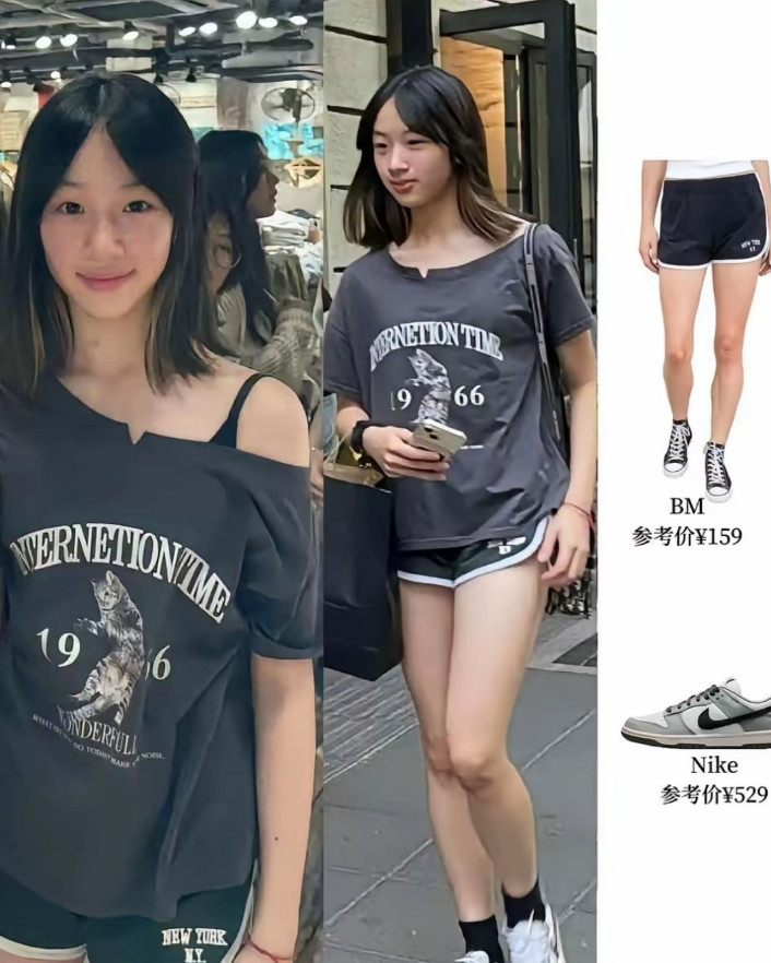 吴尊的女儿，不得不说，挺节约的 