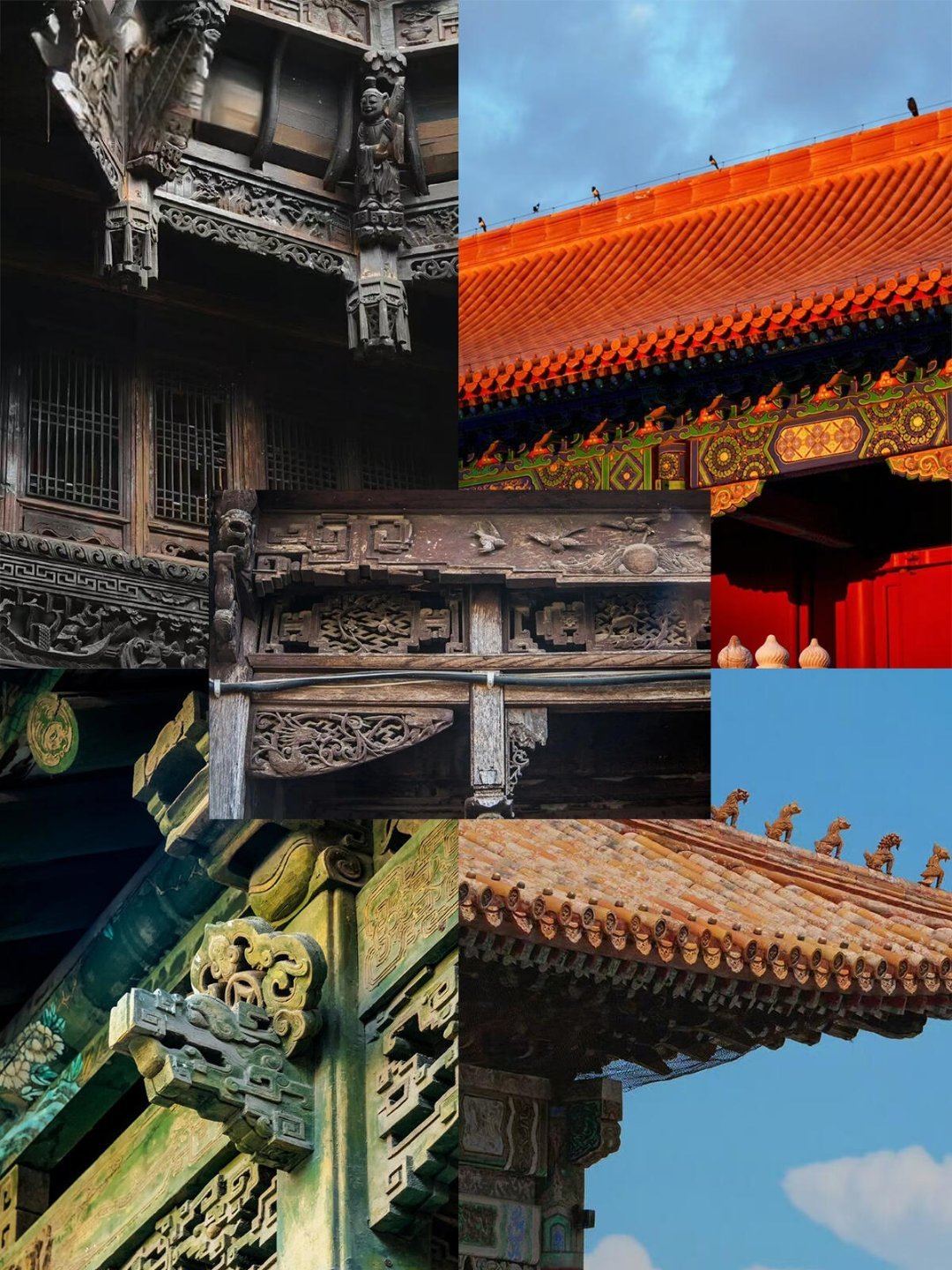中国文化🏯中国古建筑｜千年匠心，东方美学之巅——结构与艺术的完美交融，一砖一瓦