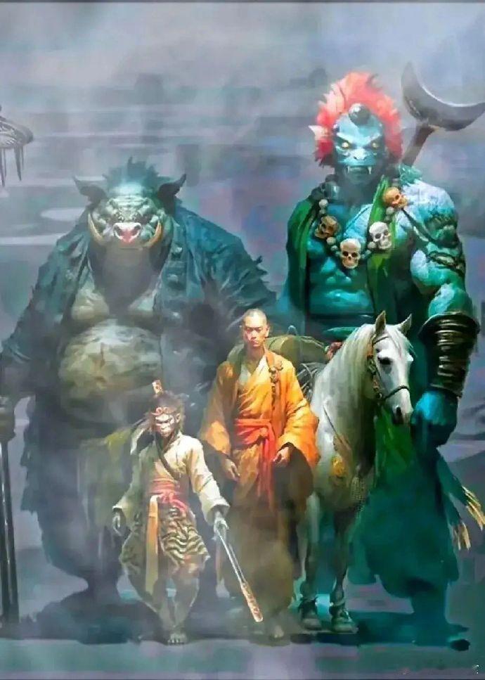《西游记》师徒四人的真实原著比例突然理解了那句：“八戒，你相貌丑陋，还是让悟空