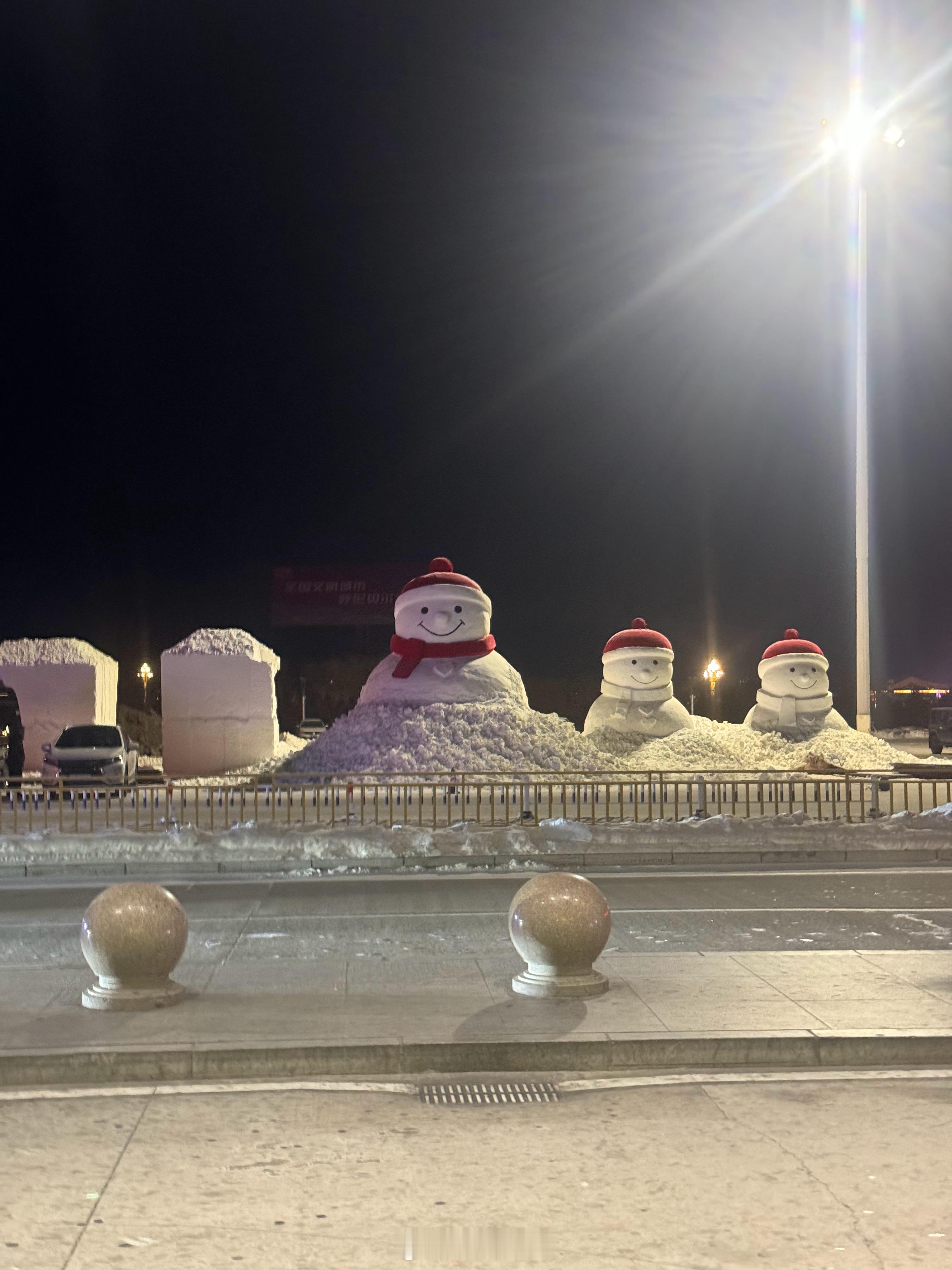 坐了一天的飞机终于到了零下二十多度也没有那么冷呼伦贝尔·呼伦贝尔海拉尔机场