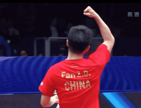 没有樊振东一样帅气的脸千万不要模仿他这个动作，脸部会变型，会变得丑陋。另外，还