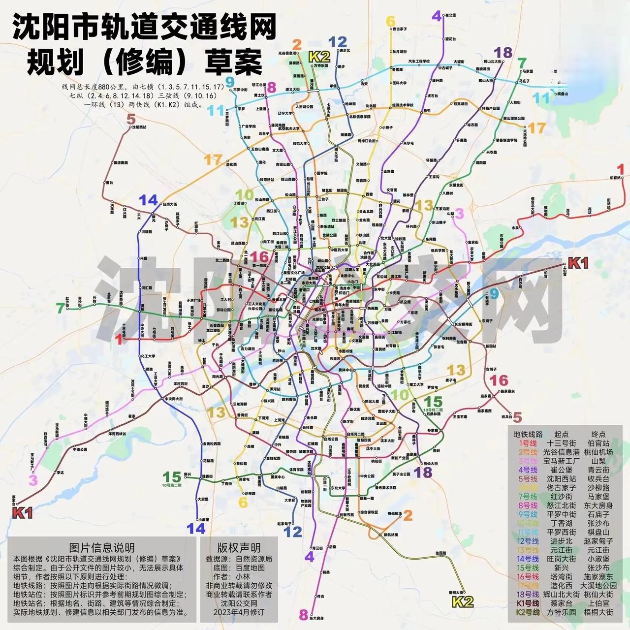 沈阳2035年地铁远期规划太让人期待了！据说新规划线路覆盖2023至2035年，