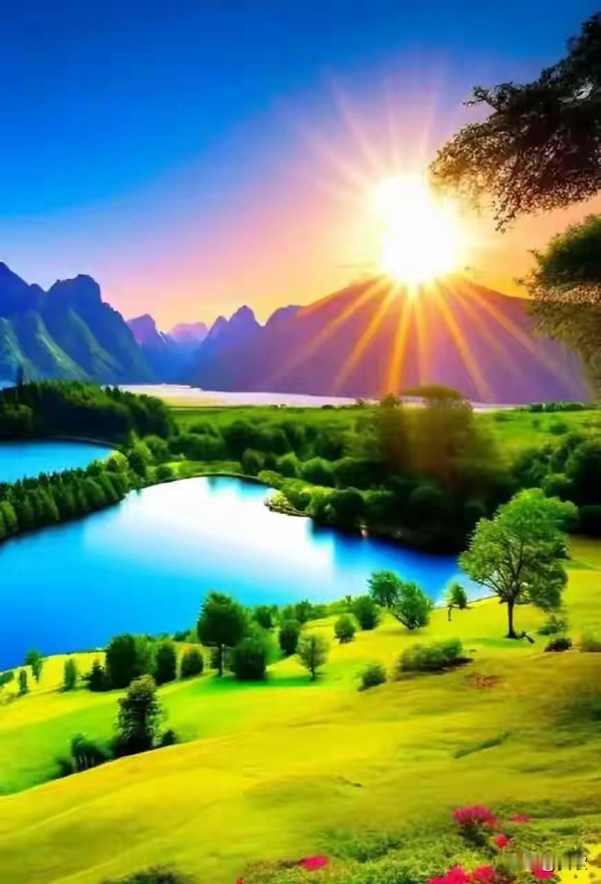 上联:春临大地百花艳下联:日照神州万木荣横批:春回大地