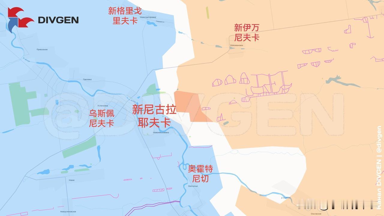 10月7日箭头社更新俄乌战报：图一：俄军突击小组占领了扎波罗热州新尼古拉耶夫